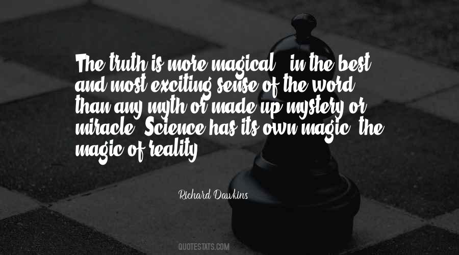 Magic And Miracle Quotes #1675083