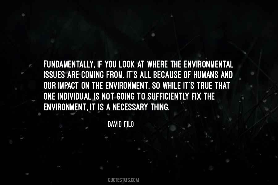 Environmental Impact Quotes #302882