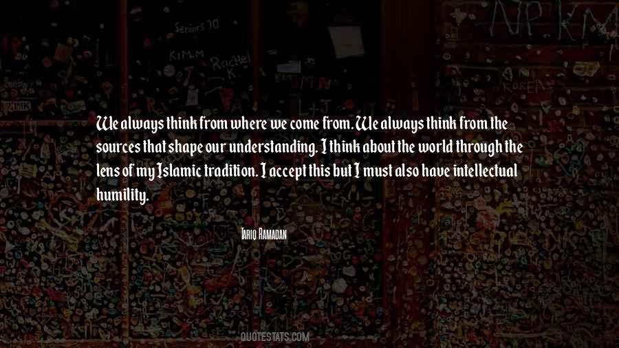 Islamic Thinking Quotes #1735806