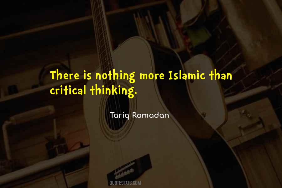 Islamic Thinking Quotes #860491