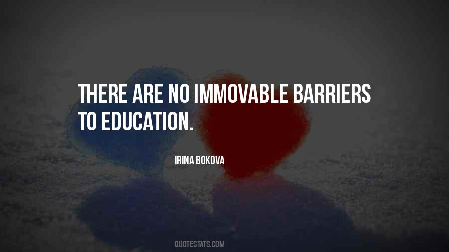 Education Barriers Quotes #159748