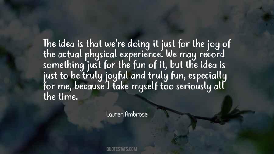 Doing Fun Quotes #124911