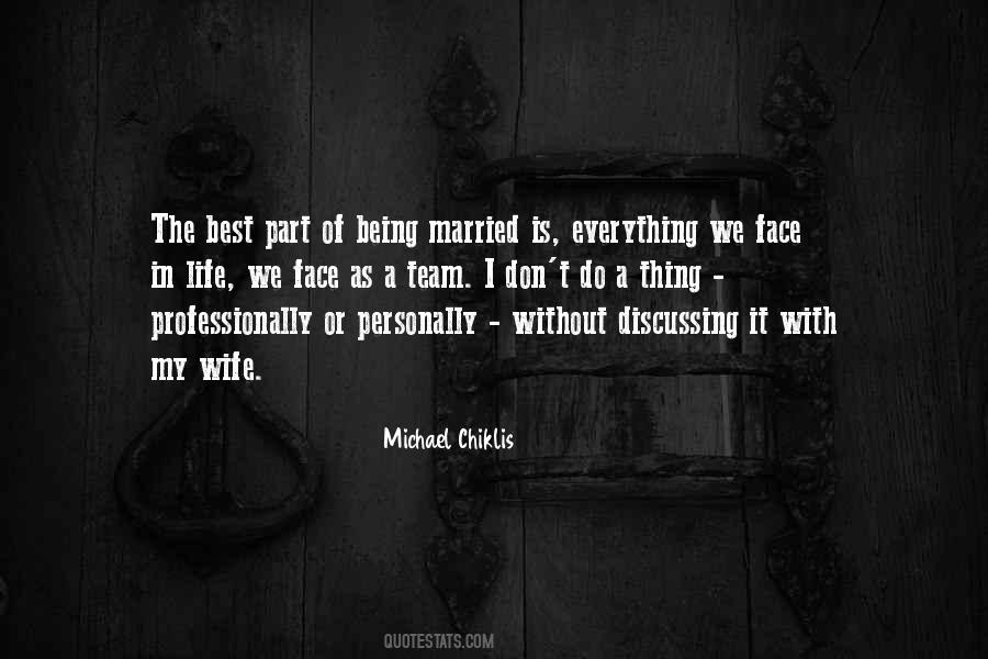 Being My Wife Quotes #19361
