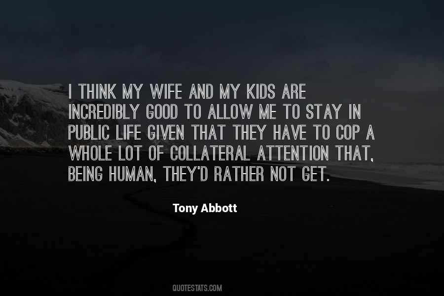 Being My Wife Quotes #353699