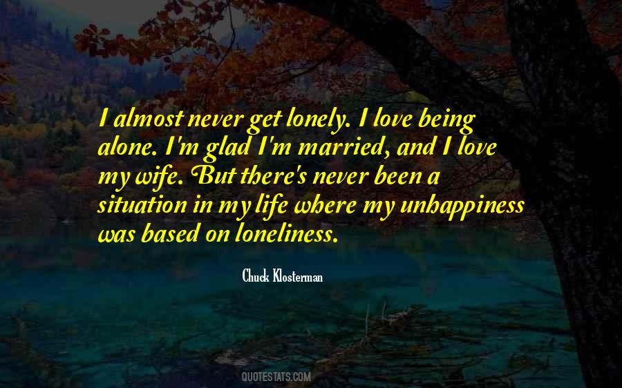 Being My Wife Quotes #926174