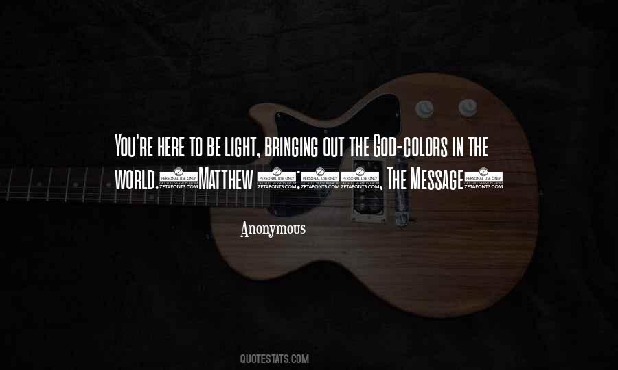 Colors To Life Quotes #751219