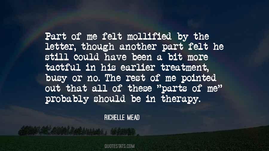 Parts Of Me Quotes #1773538