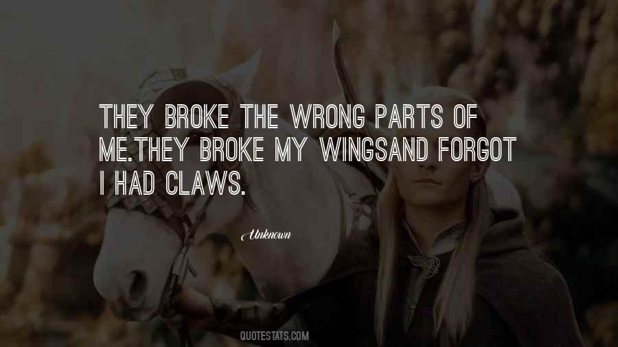 Parts Of Me Quotes #1796326