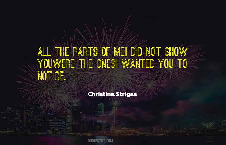 Parts Of Me Quotes #237001