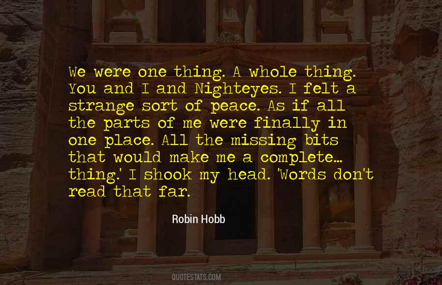 Parts Of Me Quotes #752083