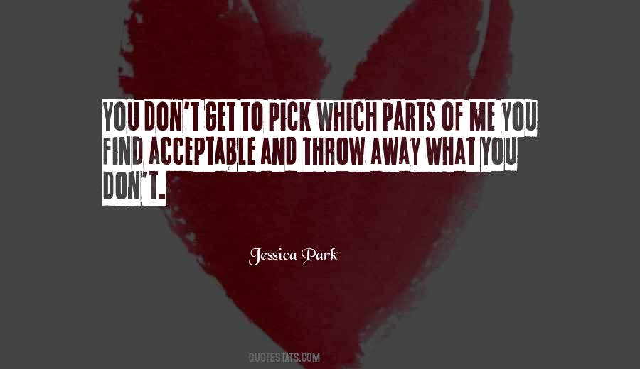 Parts Of Me Quotes #83478