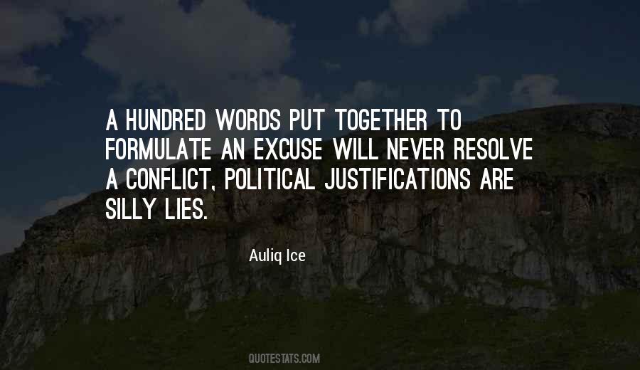 Quotes About Political Conflict #1319830