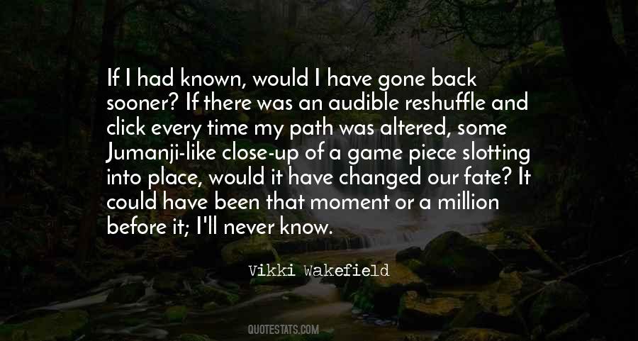 Time And Fate Quotes #1234713