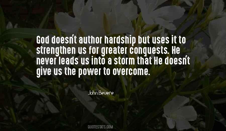 Hardship God Quotes #1723151