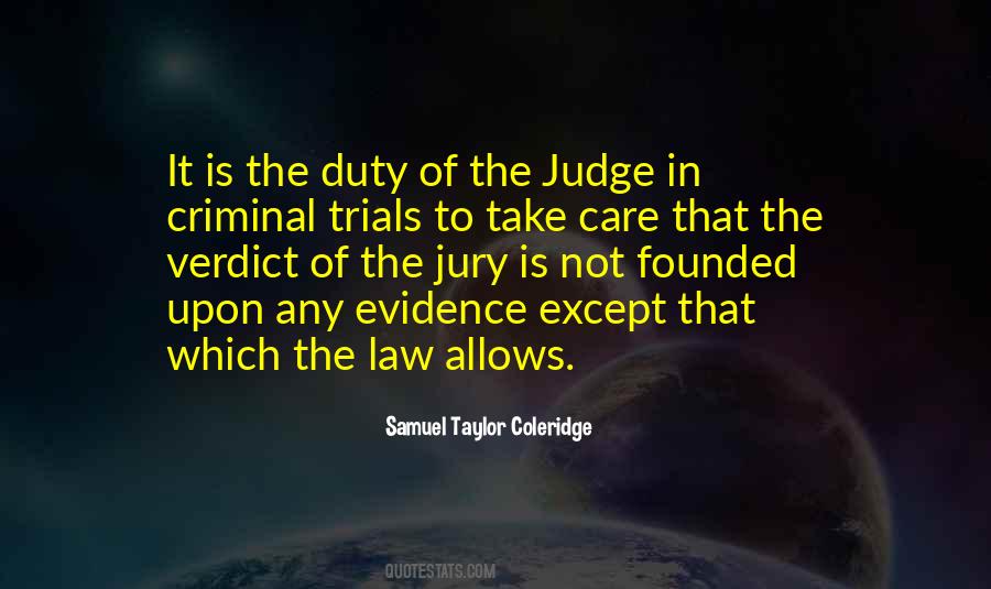 Judge Law Quotes #144954