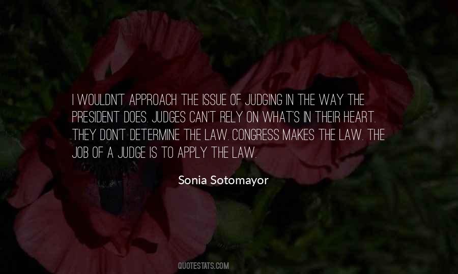 Judge Law Quotes #800801