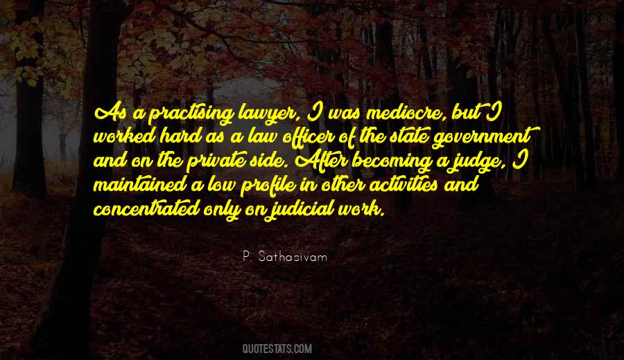 Judge Law Quotes #918328