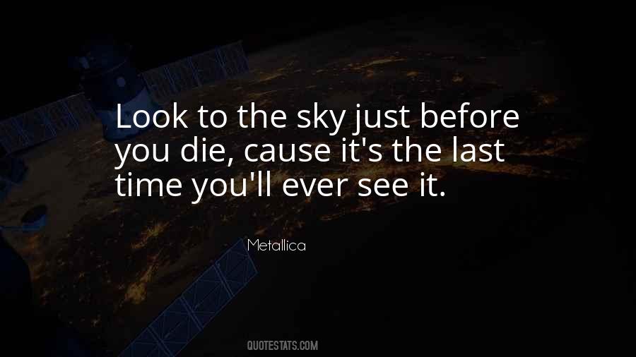 Look To The Sky Quotes #1357788