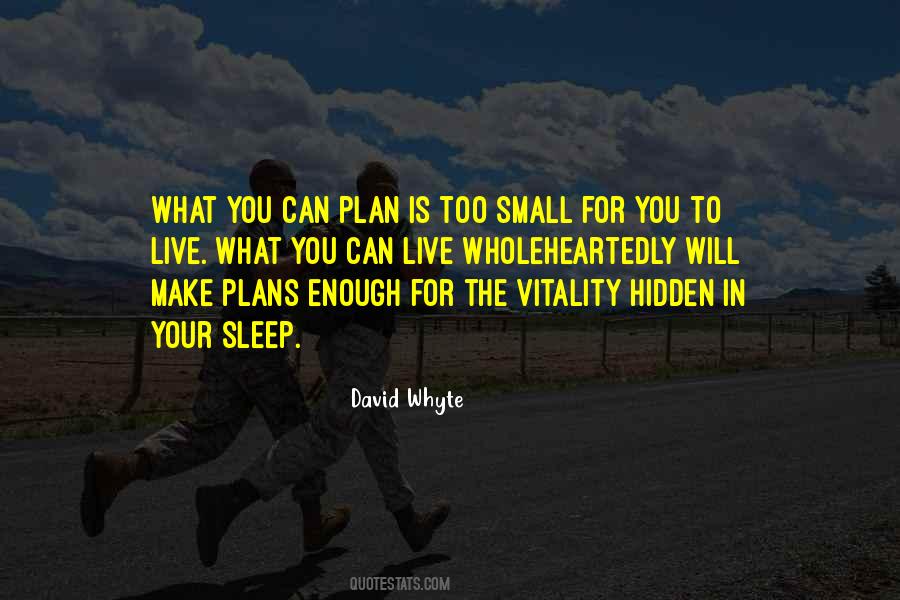 Make No Small Plans Quotes #1202714
