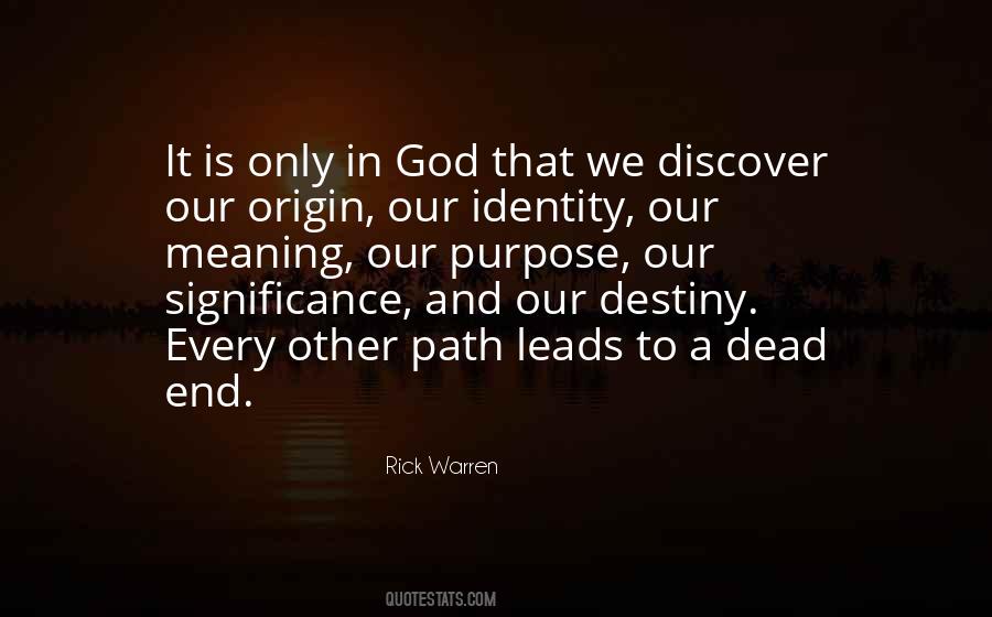 Quotes About Identity In God #1004213