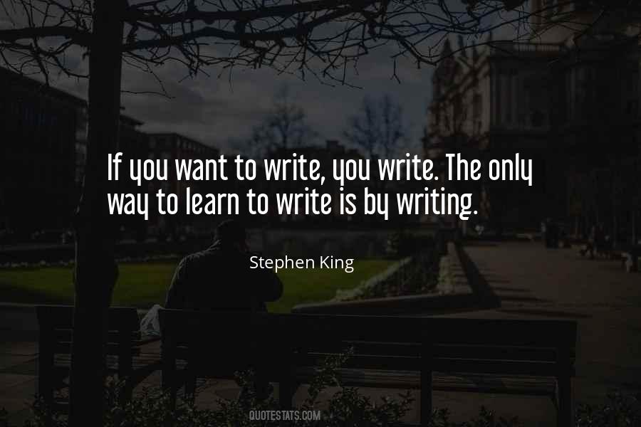 Learn To Write Quotes #1290012