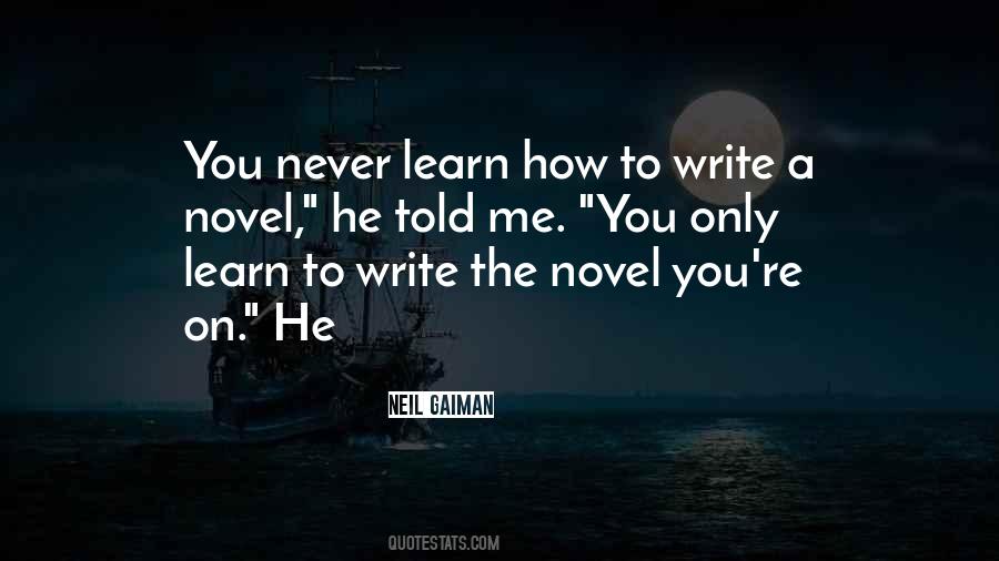 Learn To Write Quotes #415916
