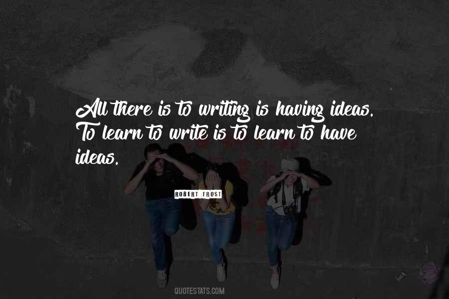 Learn To Write Quotes #701072