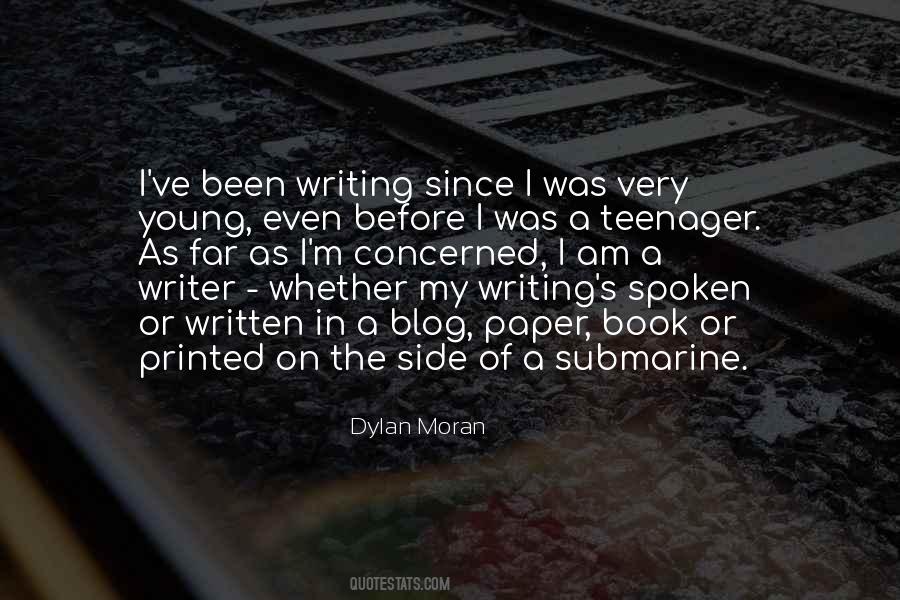 I Am A Writer Quotes #1635520