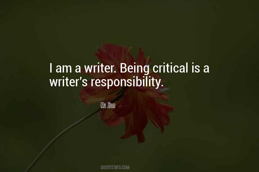 I Am A Writer Quotes #814708