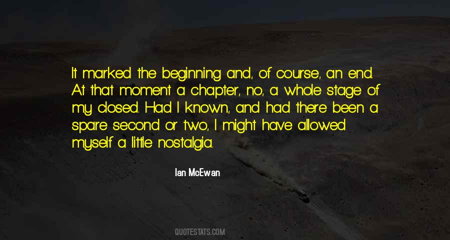 Beginning Of An End Quotes #646410