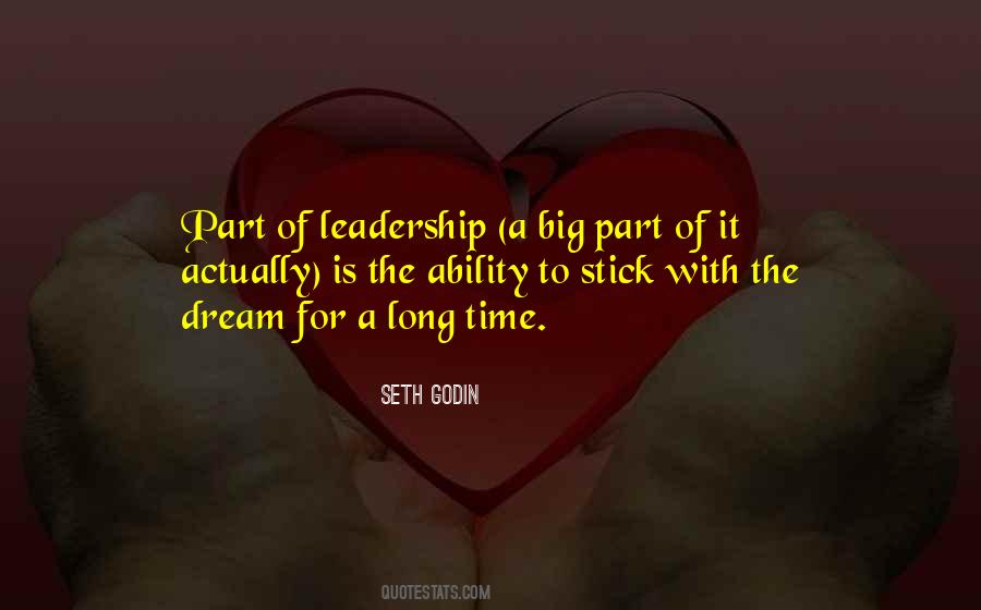 Quotes About Leadership Dream #1071857