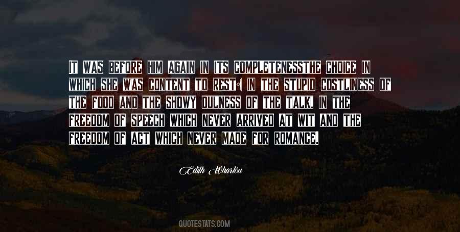 Food Choice Quotes #1603303