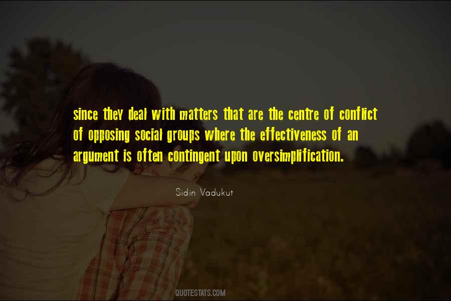 Social Conflict Quotes #1635994