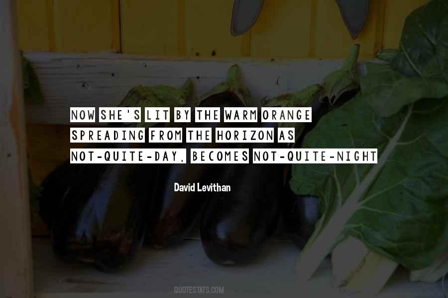 Orange Light Quotes #461274