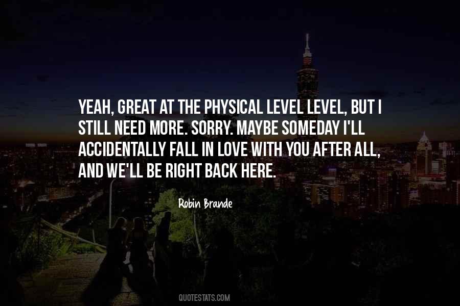 Fall More And More In Love Quotes #1732105