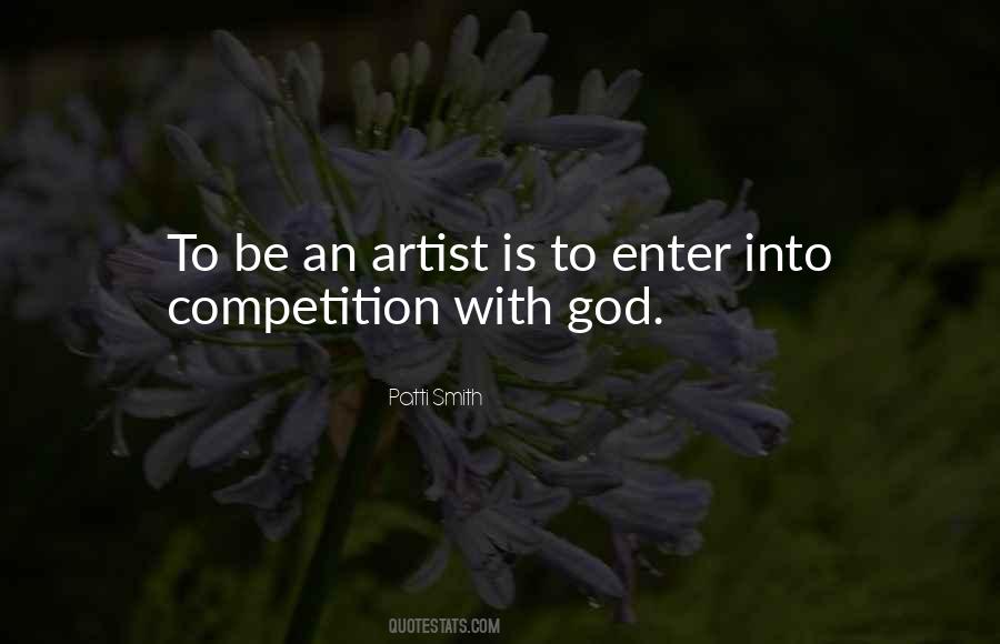 Artist God Quotes #1402300