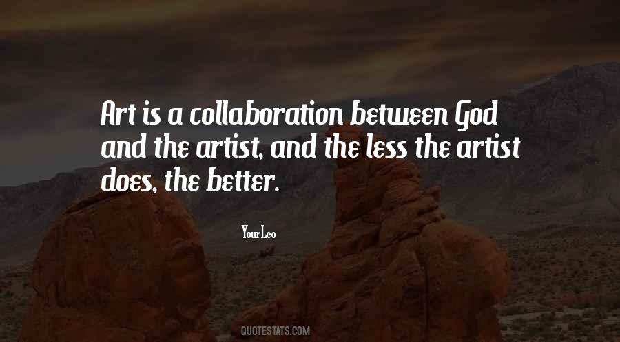 Artist God Quotes #785634