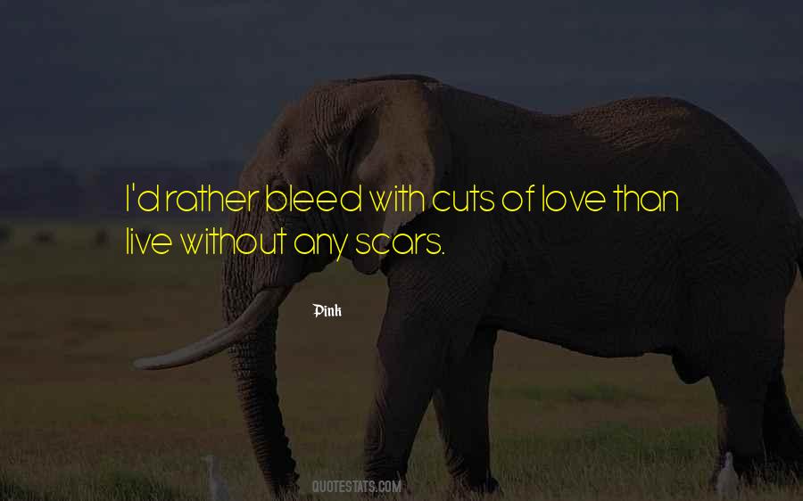 Scar Cuts Quotes #1748241