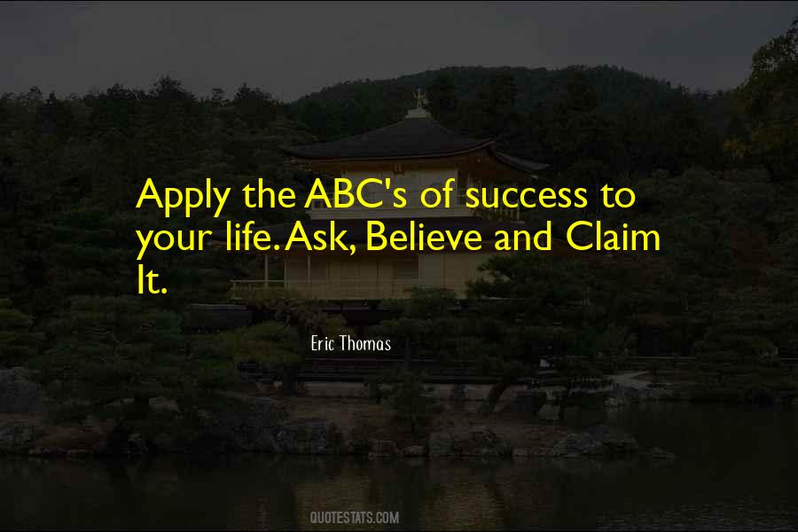 Claim Your Success Quotes #243665