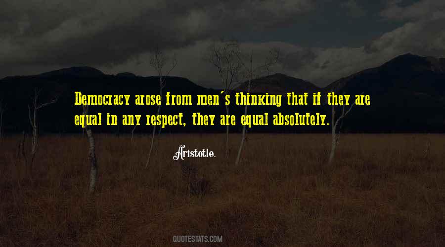 Equal Respect Quotes #1070515