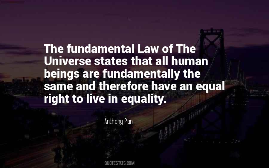 Equality Of Human Beings Quotes #55077