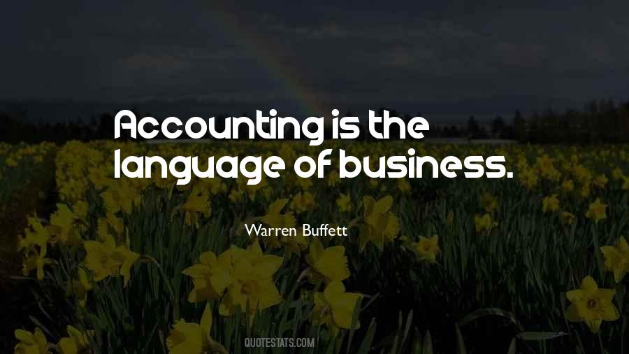Accounting Is The Language Of Business Quotes #1184511 Accounting Is The Language Of Business Quotes #1184511