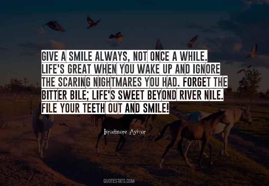 Happy Life Smile Quotes #1372118