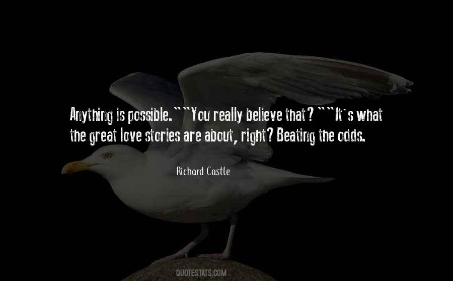Odds Beating You Quotes #1679392
