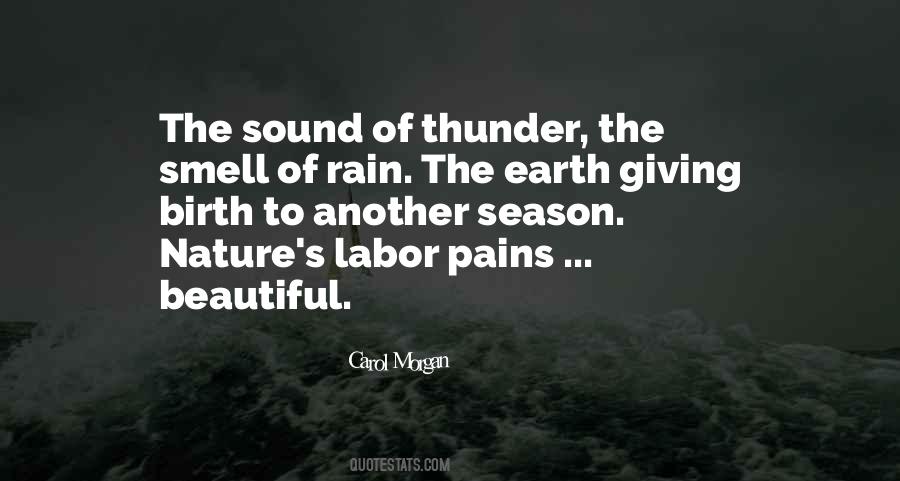 Sound Of The Rain Quotes #942126