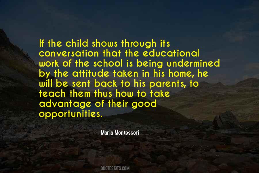 Parents School Quotes #1396388