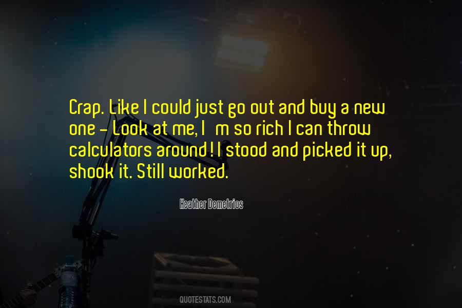 Buy New Things Quotes #299148