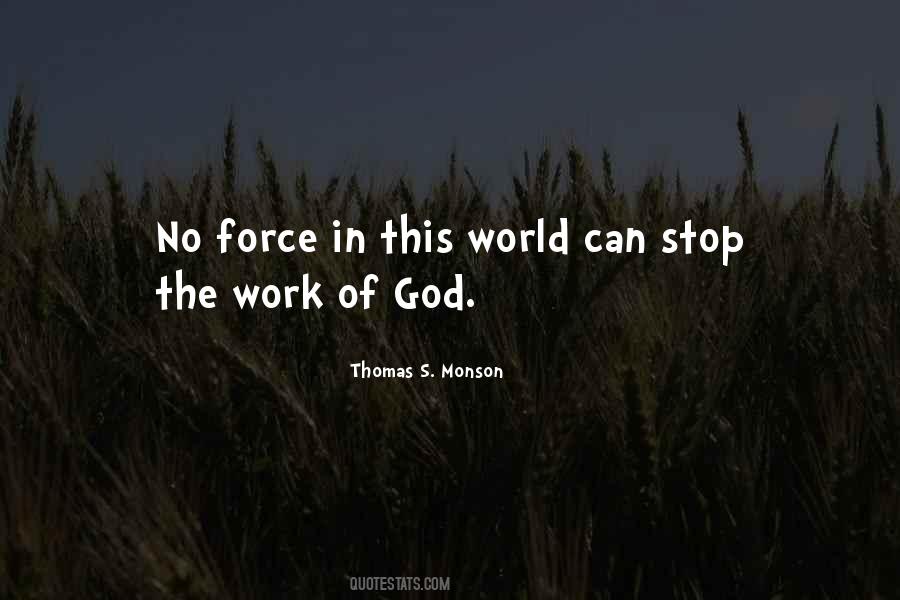 Work Of God Quotes #1818199