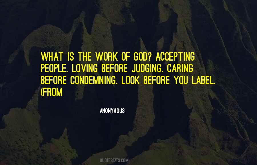 Work Of God Quotes #675560