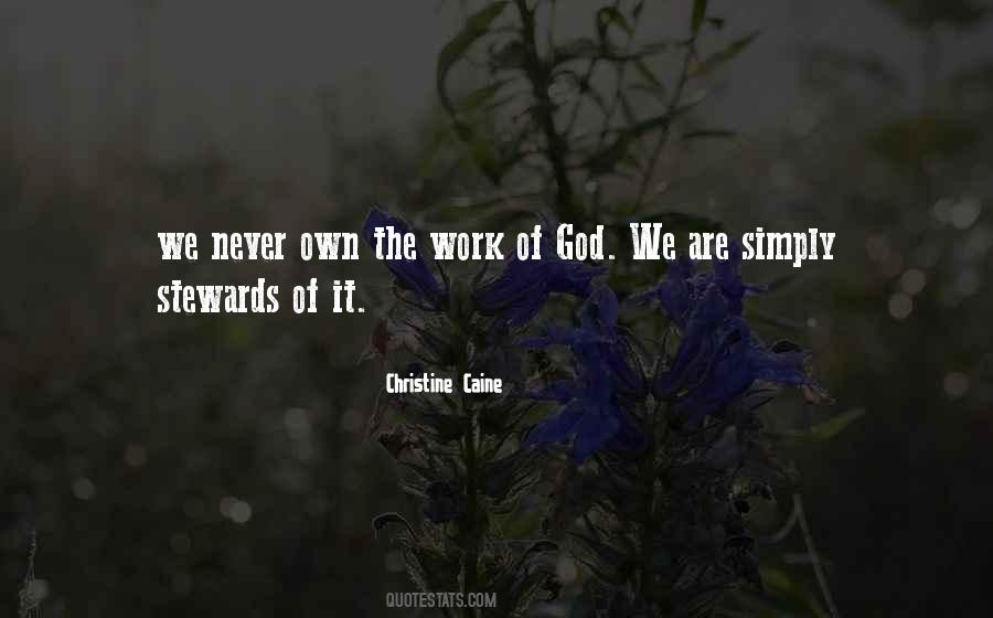 Work Of God Quotes #7389